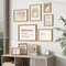 4x6 Solid Oak Wood Picture Frame with Mat – Adaptable for 3.5x5 Photos | HD Tempered Glass Wall & Tabletop Display Frame | Rustic Mortise & Tenon Joinery Photo Frame for Home Décor & Gifting